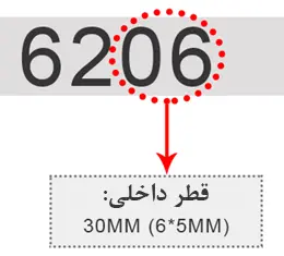 قطر داخلی بیرینگ